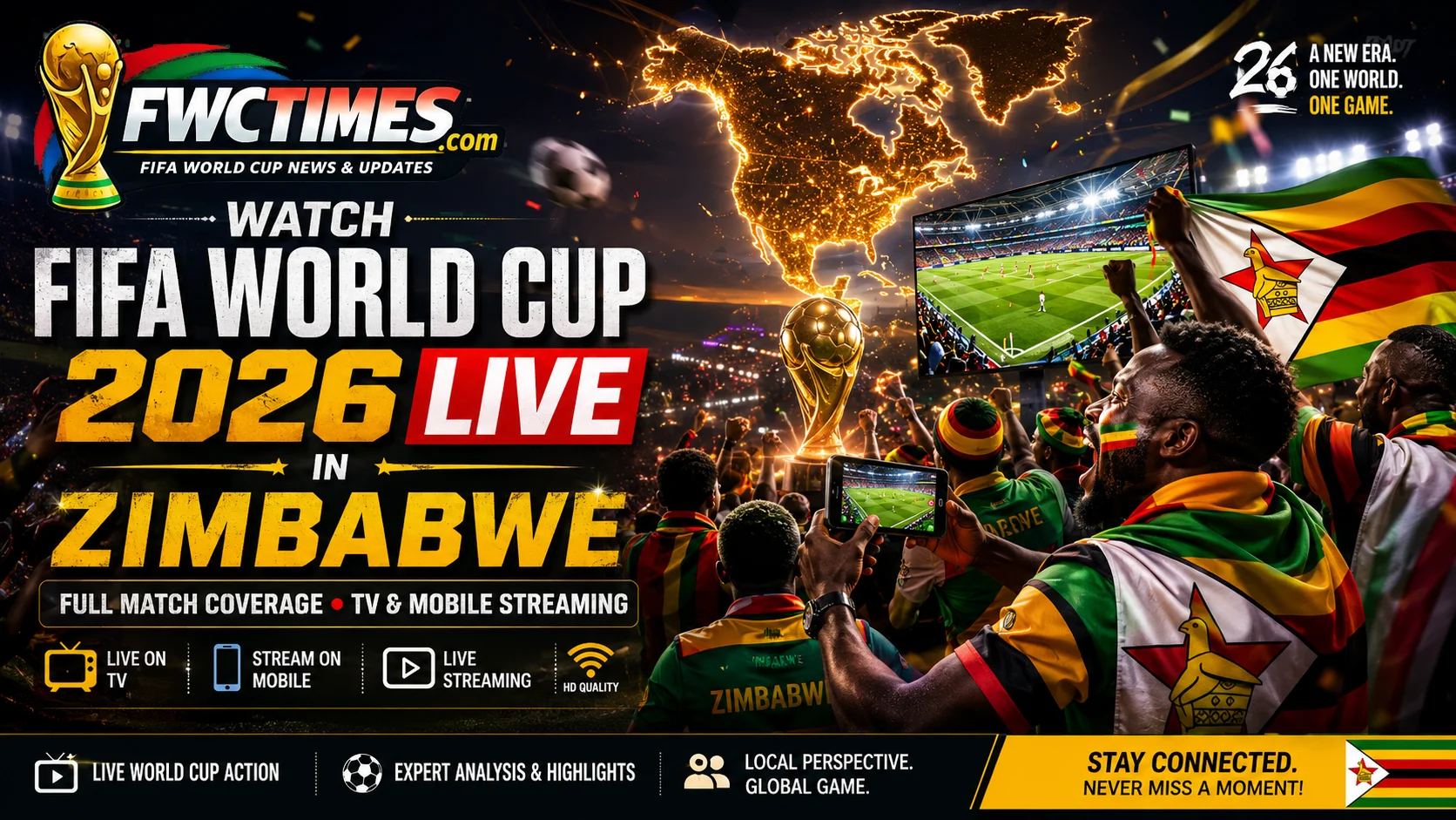 How to Watch FIFA World Cup 2026 Live in Zimbabwe
