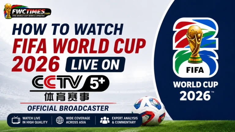 **Alt Text:** Watch FIFA World Cup 2026 live on CCTV with match action on screen, featuring fans enjoying every goal and key moment from the tournament.