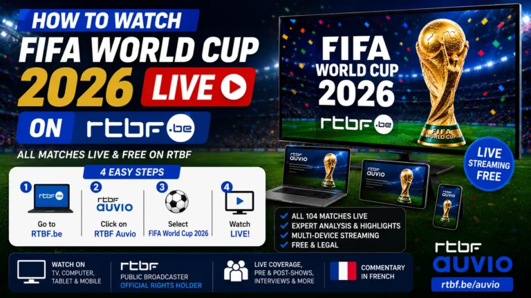 How to Watch FIFA World Cup 2026 Live on RTBF