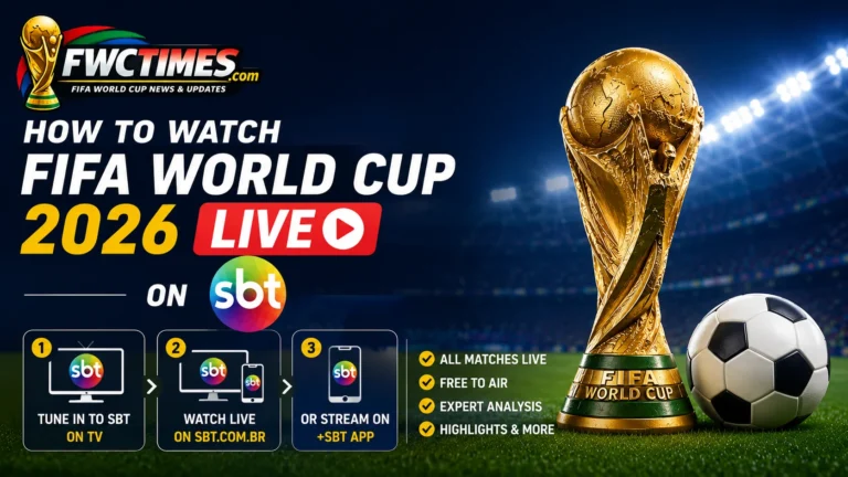 How to Watch FIFA World Cup 2026 Live on SBT
