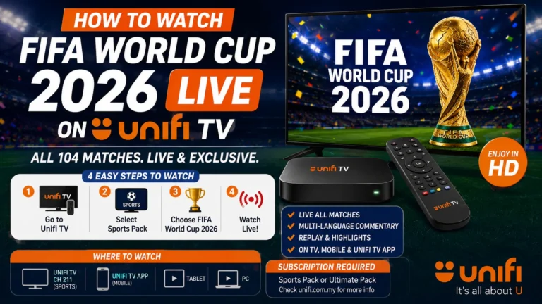 How to Watch FIFA World Cup 2026 Live on Unifi TV