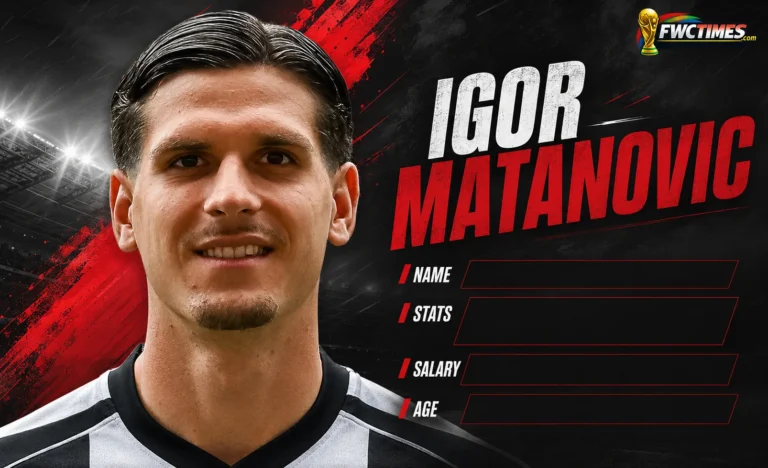 Igor Matanović Stats, Age, Salary & Net Worth