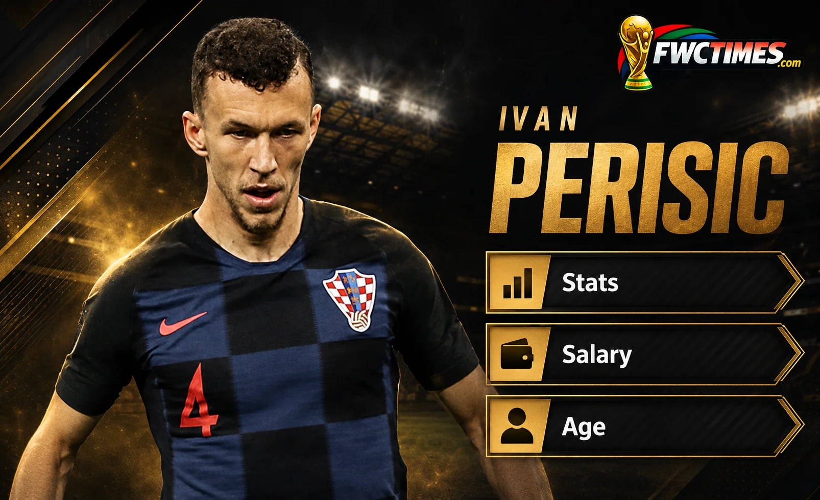Ivan Perišić Stats, Age, Salary & Net Worth