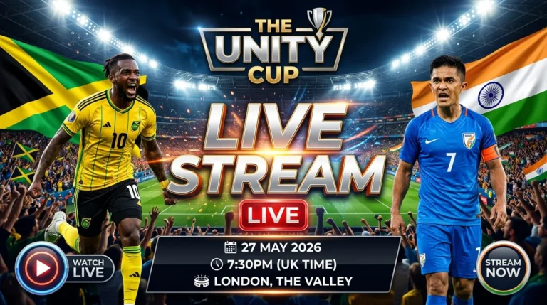 Jamaica vs India Live Stream – How to Watch Unity Cup 2026 Worldwide