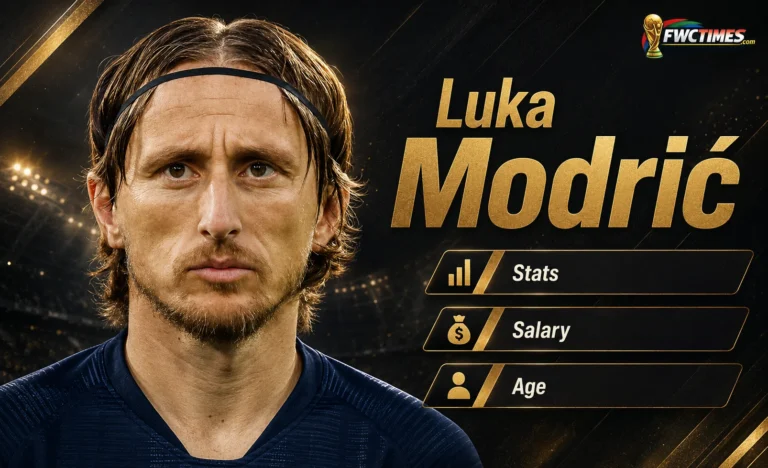 Luka Modrić Stats, Age, Salary & Net Worth