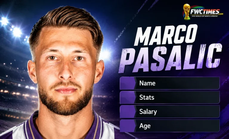 Marco Pašalić Stats, Age, Salary & Net Worth