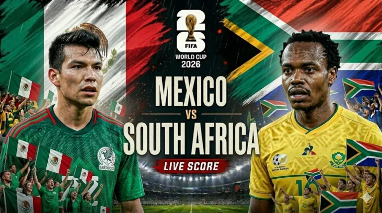 Mexico vs South Africa Live Score update with exciting match action, key moments, and real-time football highlights fans won’t want to miss.