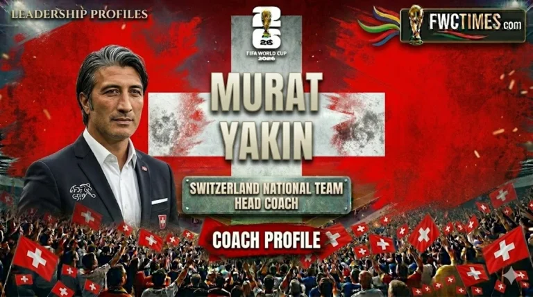 Murat Yakin coaching Switzerland from the sidelines during a major football match, highlighting his leadership, tactics, and national team success.
