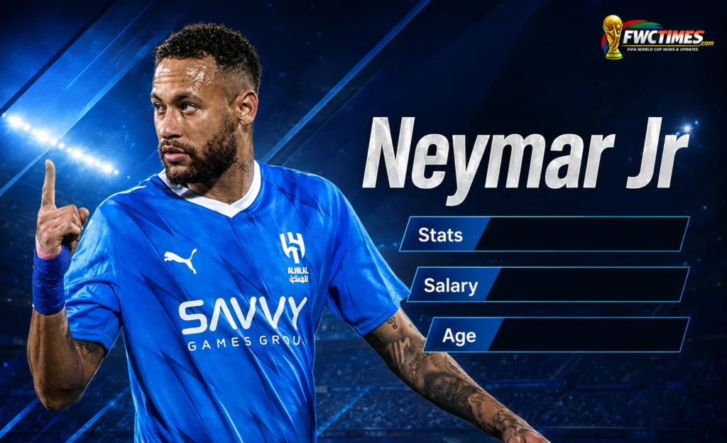 Neymar Jr Stats, Age, Salary & Net Worth