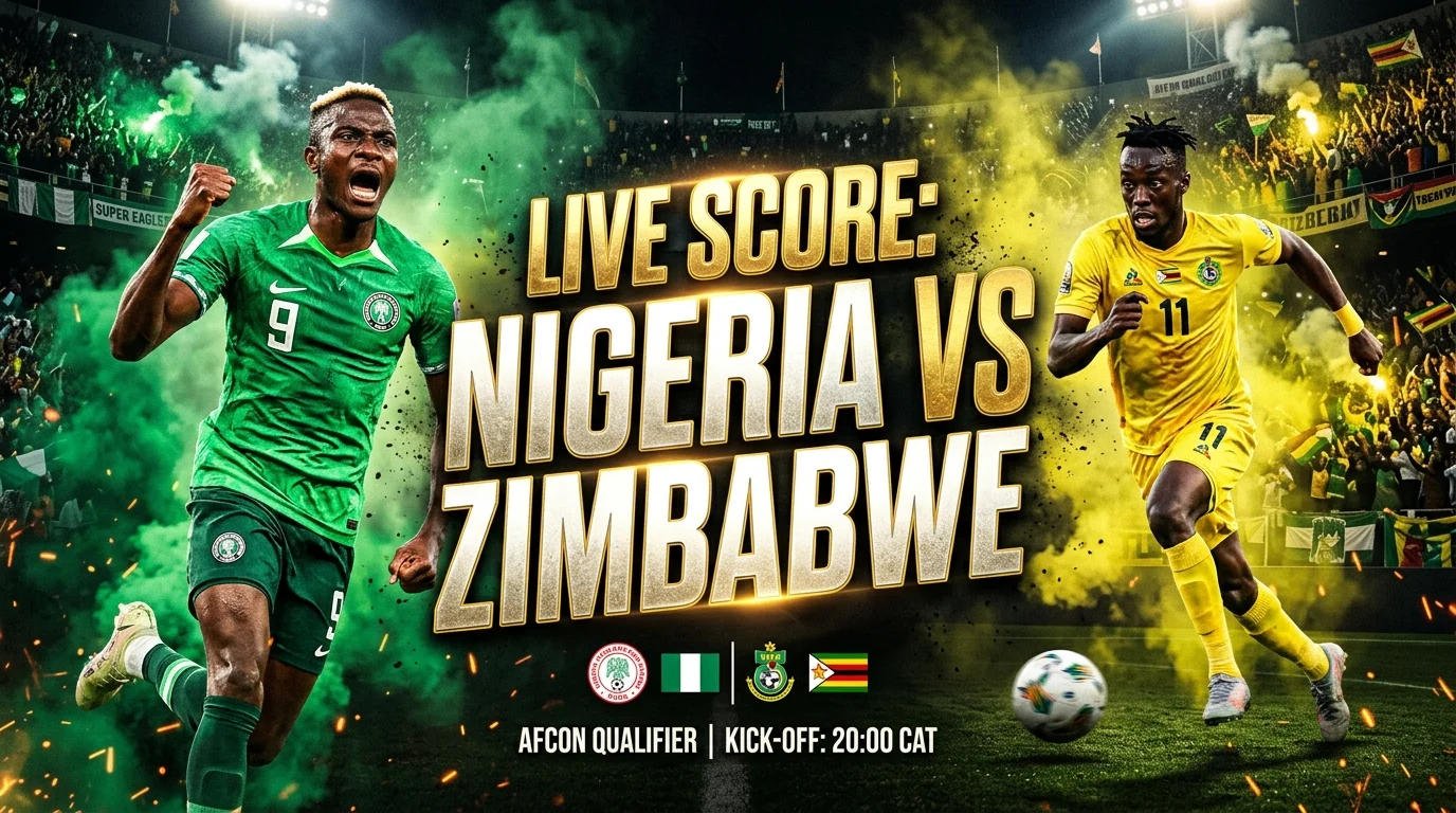 Nigeria vs Zimbabwe Live Score – Unity Cup 2026 Result & Updates