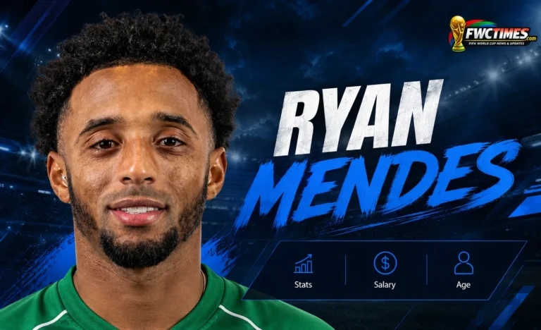 Ryan Mendes Stats, Age, Salary & Net Worth