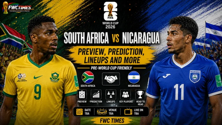 South Africa vs Nicaragua Preview, Prediction, Lineups and More — Pre-World Cup Friendly 2026