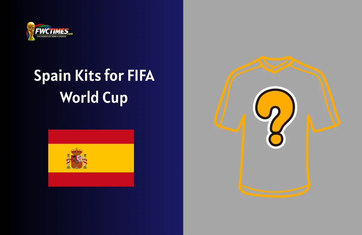 Spain Kits for FIFA World Cup
