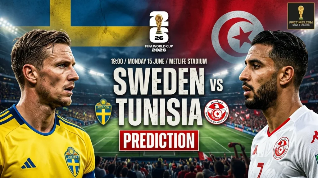 Sweden vs Tunisia Prediction: Exciting clash preview with score insights, key players, and expert match analysis fans won’t want to miss.
