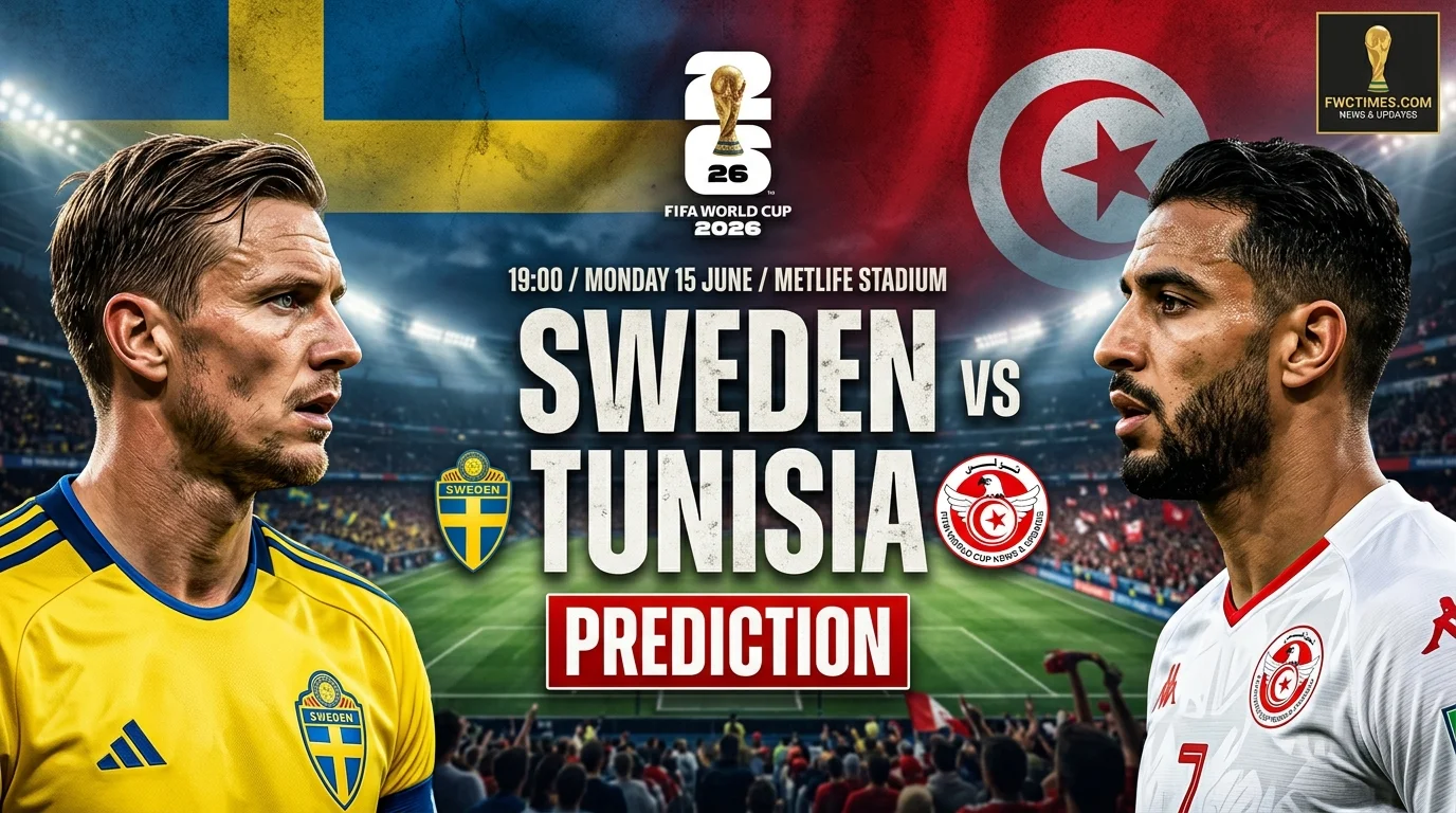 Sweden vs Tunisia Prediction: Exciting clash preview with score insights, key players, and expert match analysis fans won’t want to miss.
