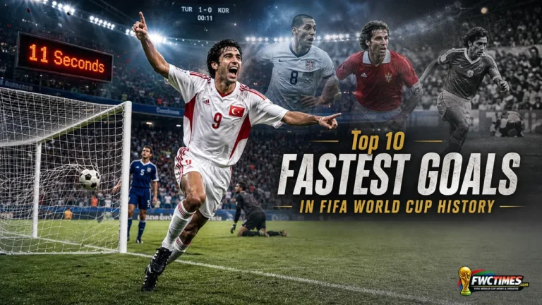 Top 10 Fastest Goals in FIFA World Cup History
