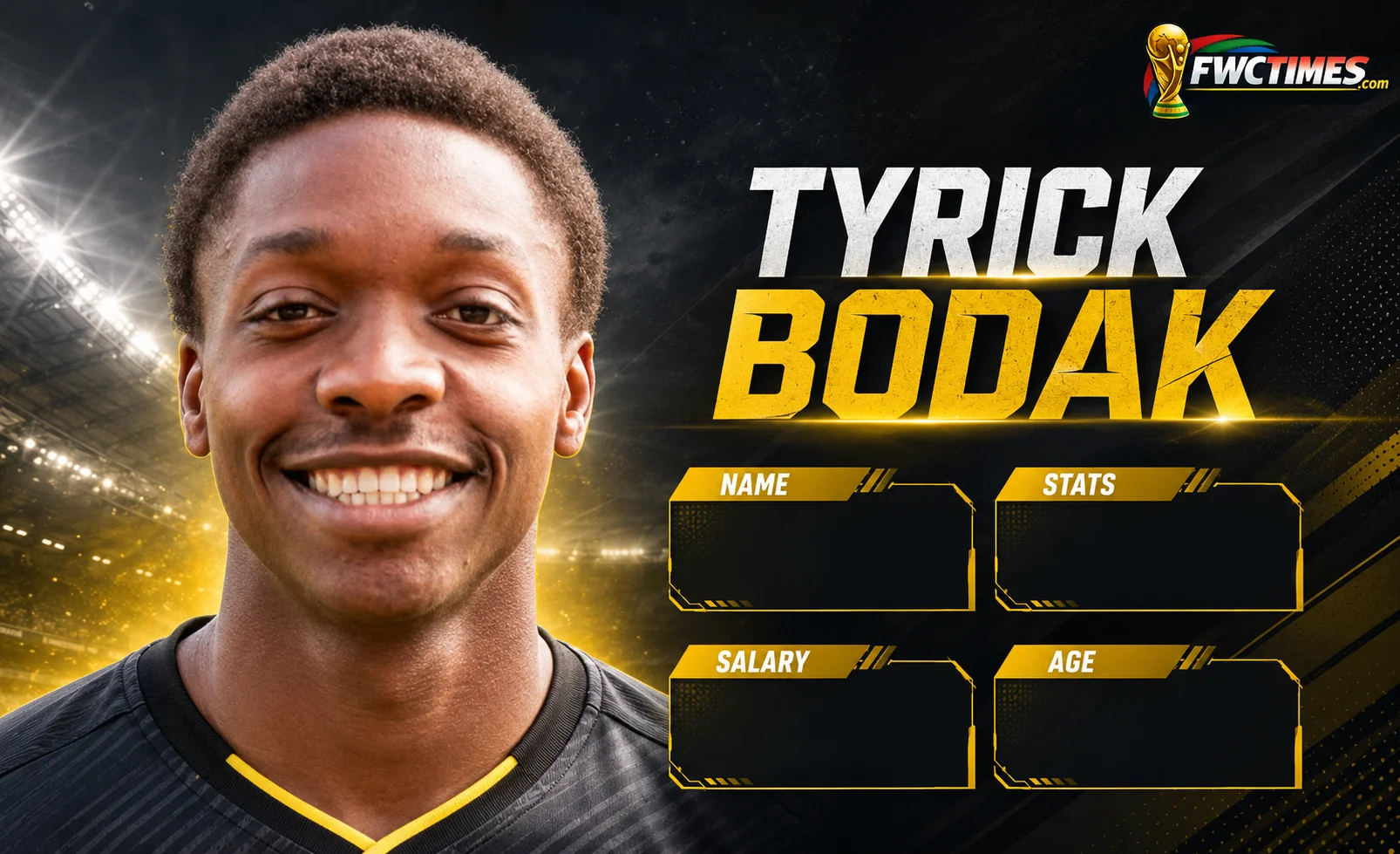 Tyrick Bodak Stats, Age, Salary & Net Worth