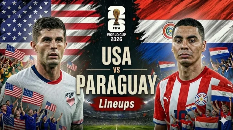 USA vs Paraguay Lineups, Starting 11, Bench & Formation