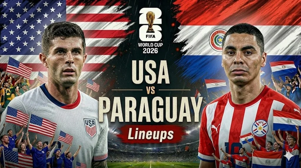 USA vs Paraguay Lineups, Starting 11, Bench & Formation