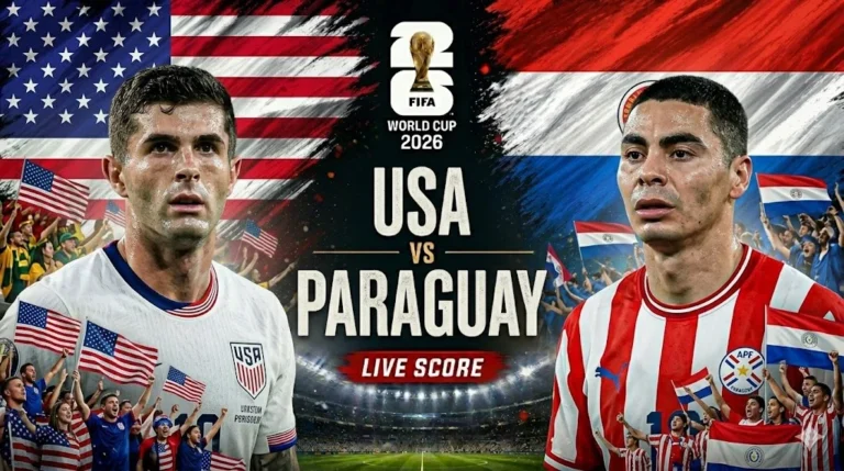 USA vs Paraguay Live Score update with thrilling match action, key moments, and real-time football excitement fans won’t want to miss.