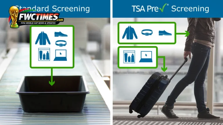TSA airport security screening before World Cup 2026