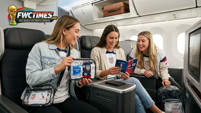 American Airlines World Cup 2026 amenity kits for U.S. Soccer fans
