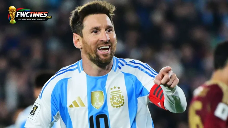 Lionel Messi in Argentina national team kit during 2026 World Cup preparation