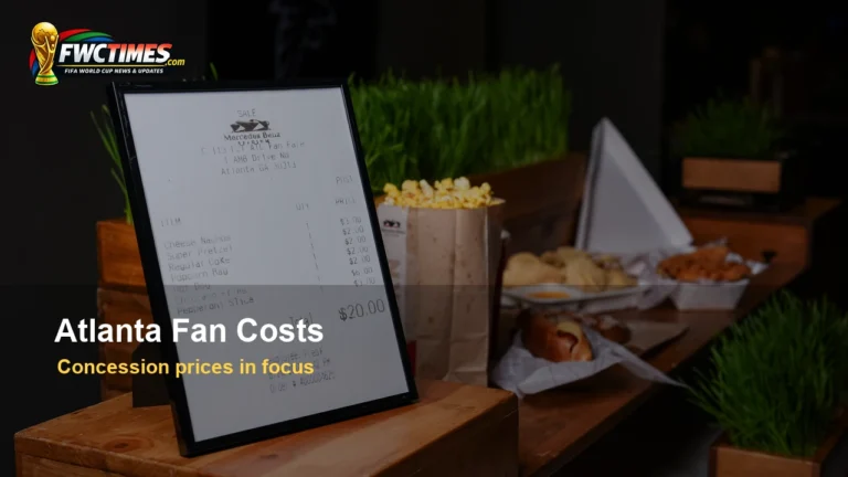 Atlanta Stadium World Cup 2026 concession prices and fan costs