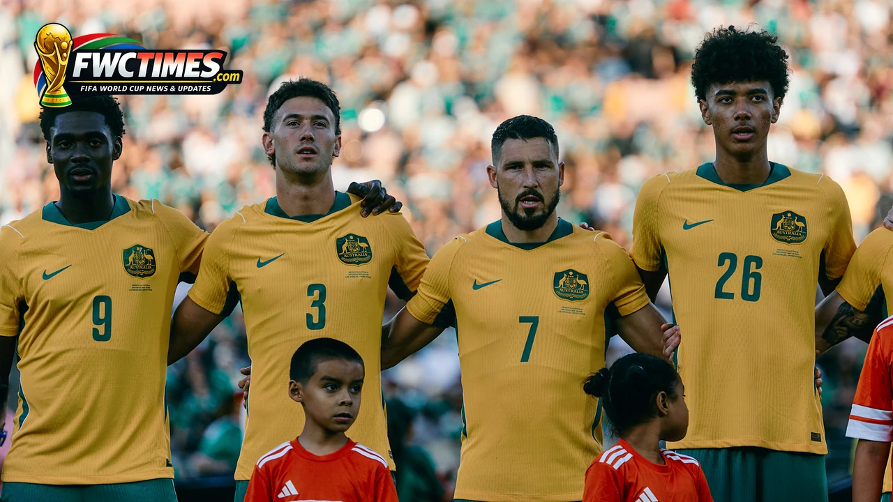 Australia World Cup 2026 squad players before a Socceroos match