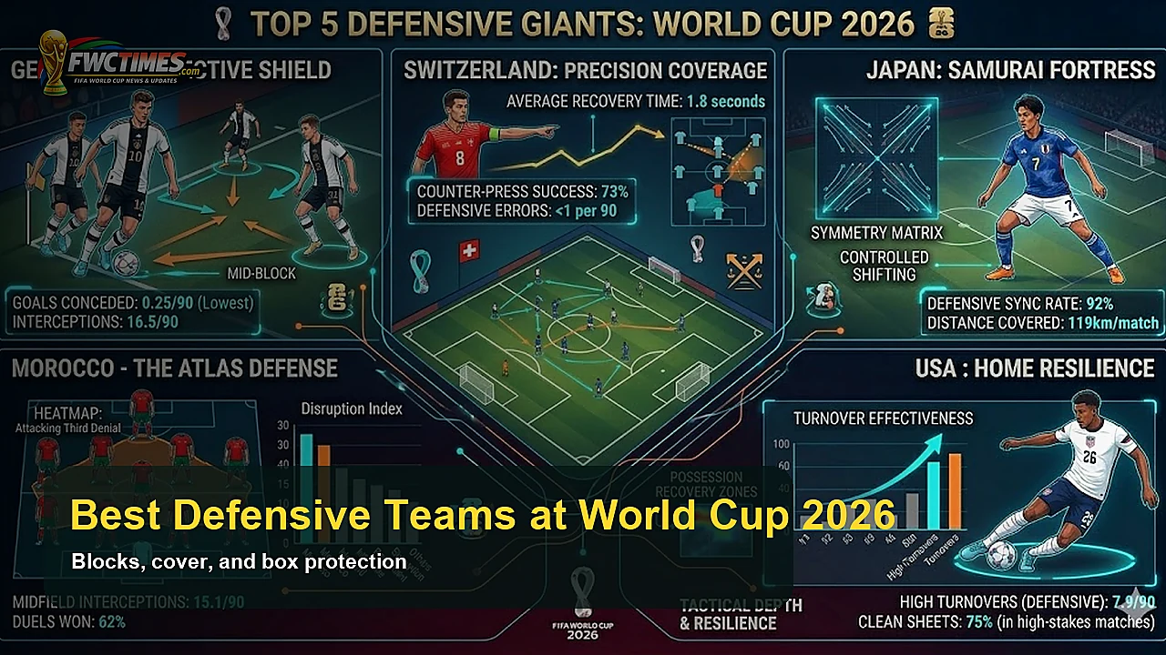 Best Defensive Teams at World Cup 2026 - Who Is Hardest to Beat