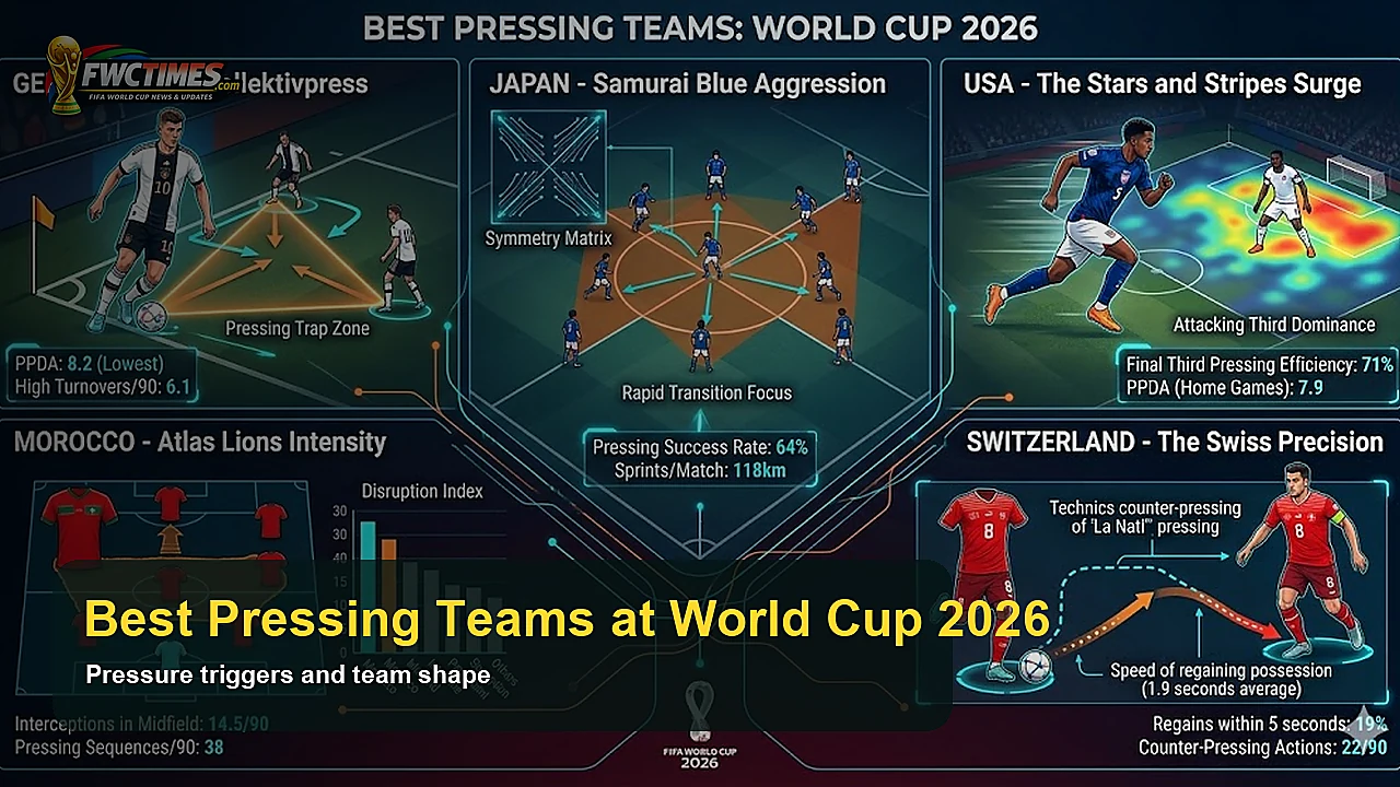 Best Pressing Teams at World Cup 2026