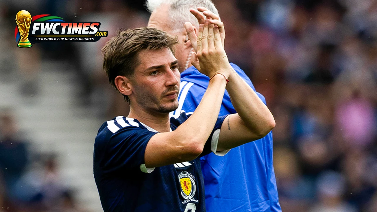 Billy Gilmour Scotland World Cup knee injury update
