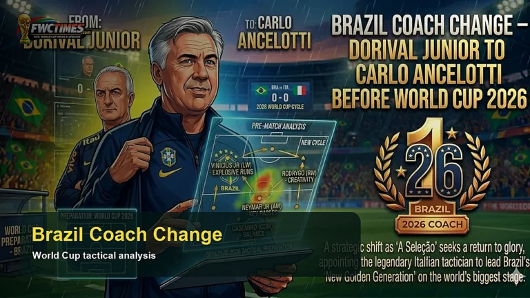 Brazil Coach Change - Dorival Junior to Carlo Ancelotti Before World Cup 2026