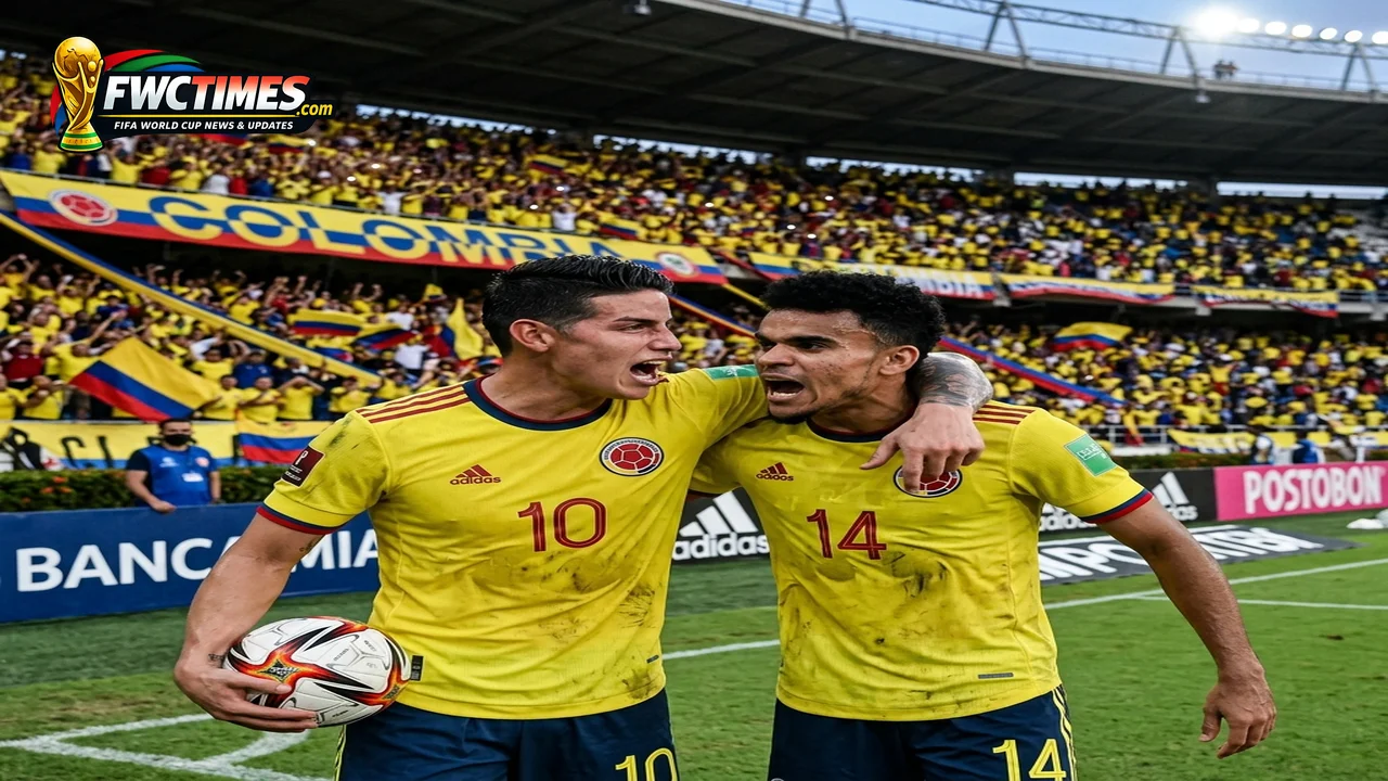 James Rodriguez and Luis Diaz Colombia World Cup 2026 squad