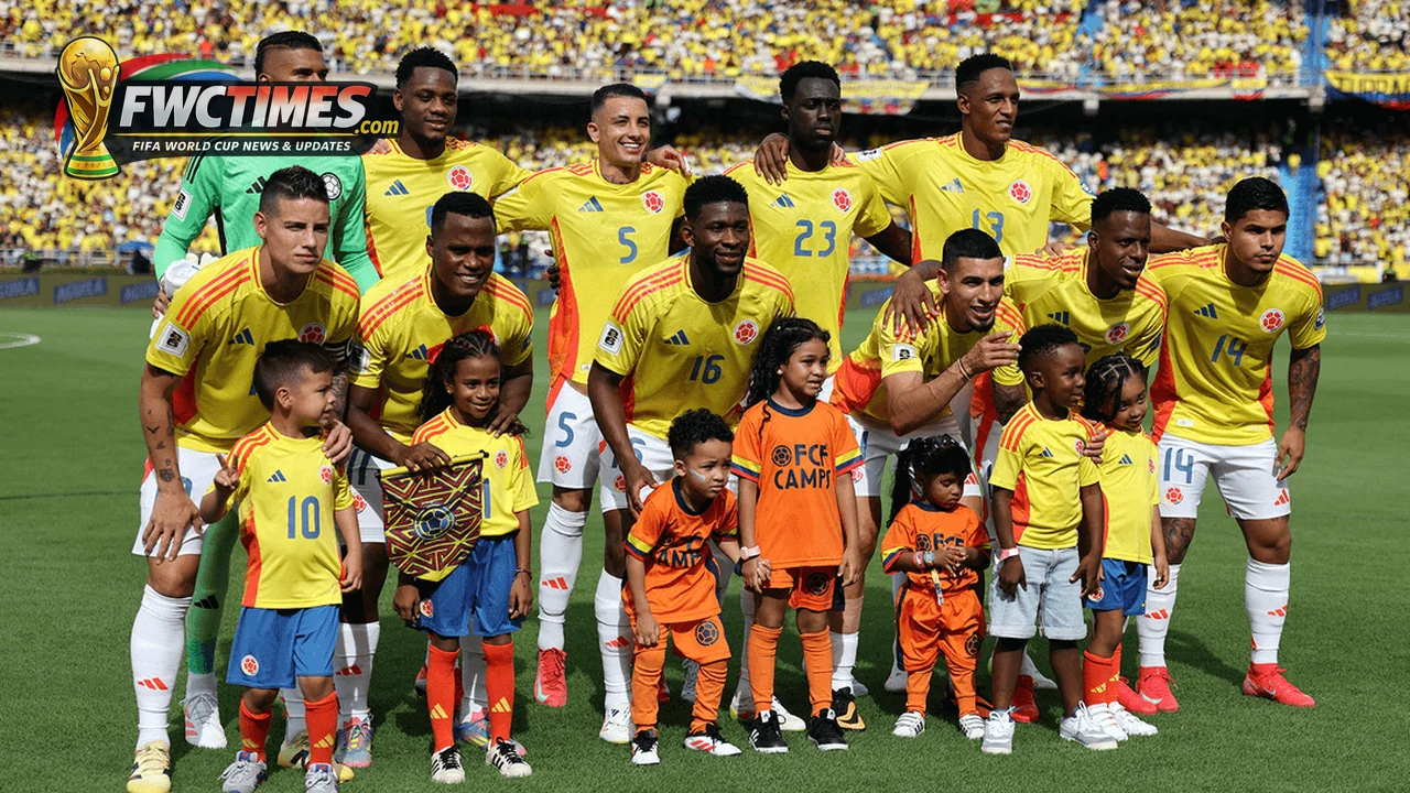 Colombia World Cup squad James Rodriguez Luis Diaz