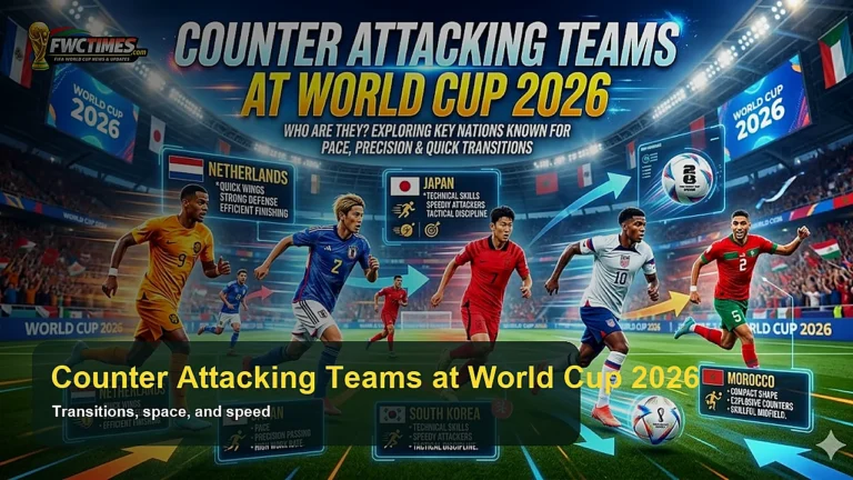 Counter Attacking Teams at World Cup 2026 - Who Are They