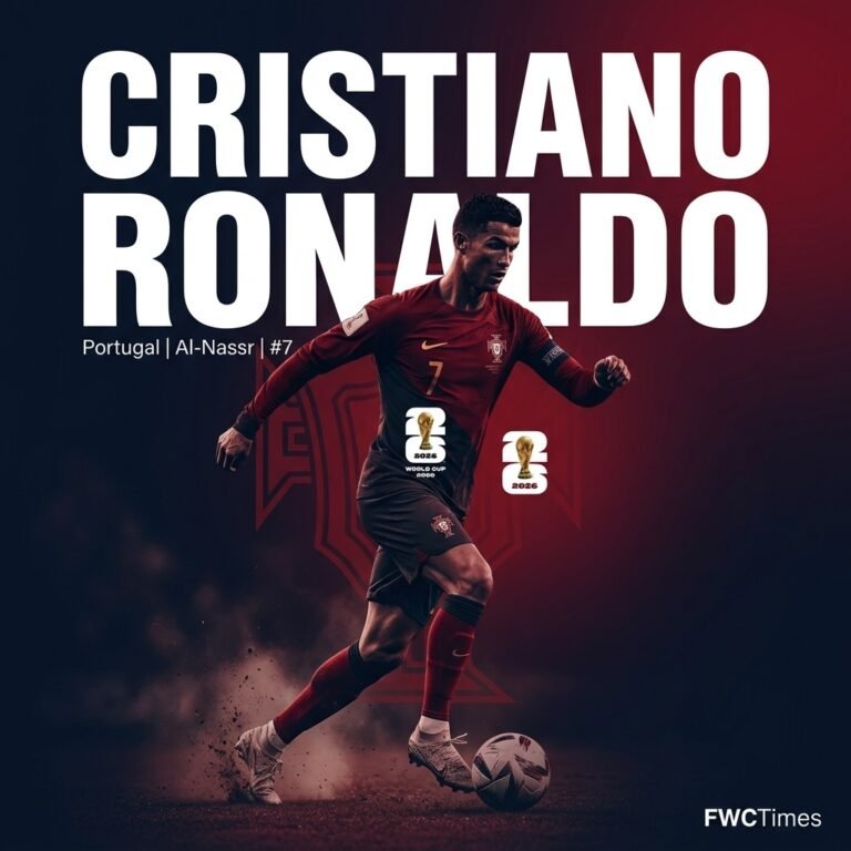 Cristiano Ronaldo Portugal FIFA World Cup 2026 player profile