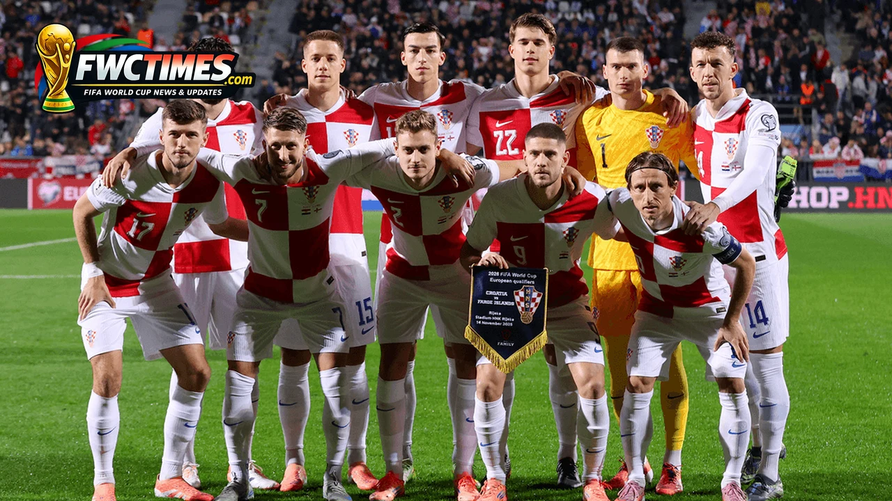 Croatia World Cup squad Luka Modric fifth tournament