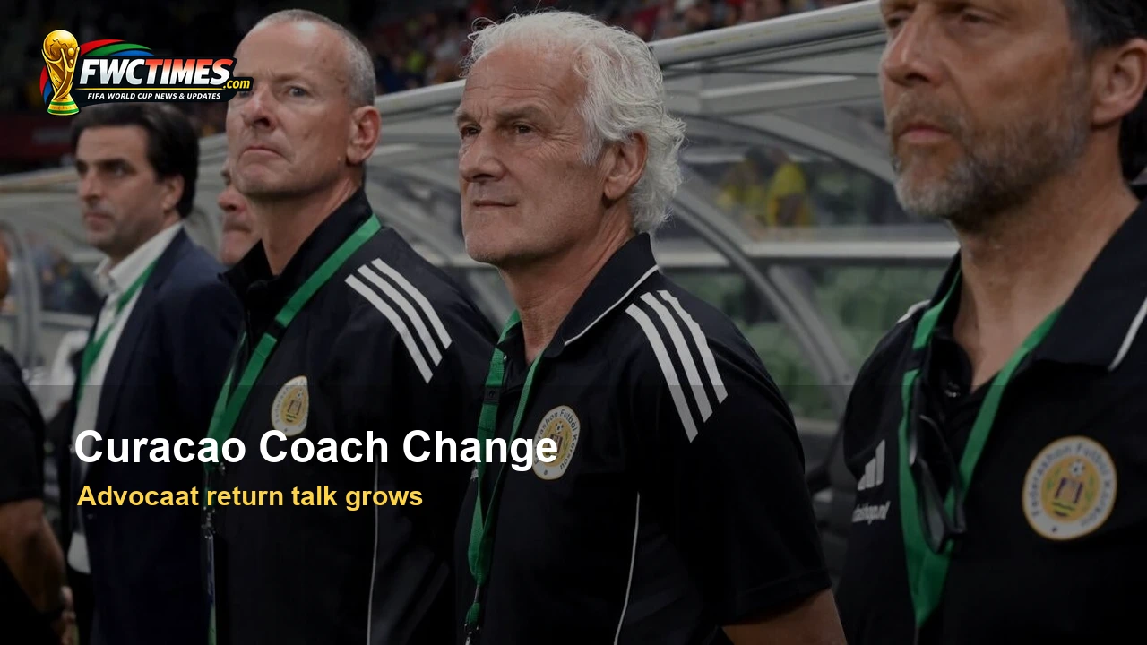 Curacao World Cup 2026 coach change before tournament debut