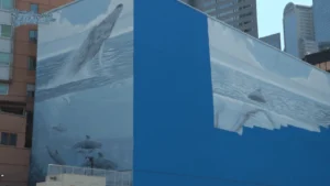 Dallas Whale Mural Painted Over In FIFA Blue Row