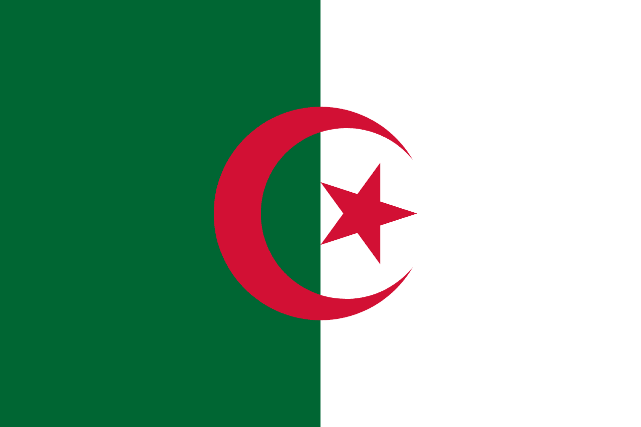Algeria national team flag