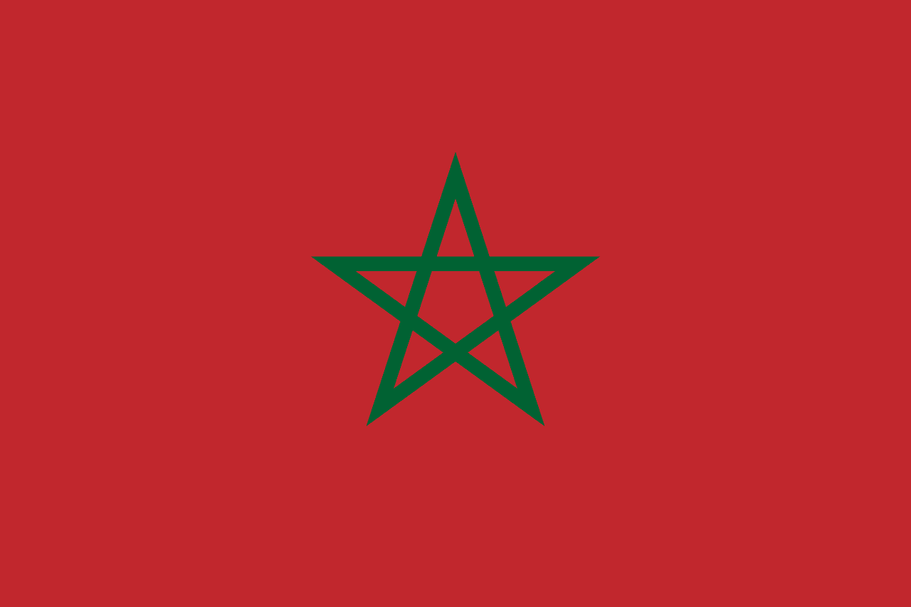 Morocco national team flag
