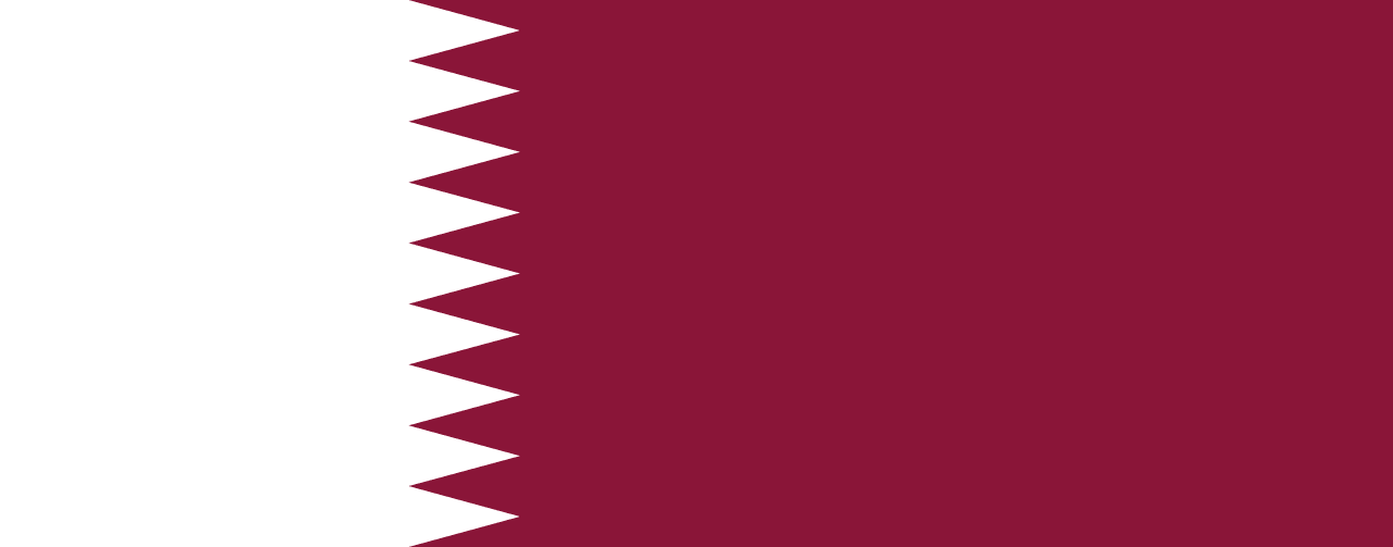 Qatar national team flag