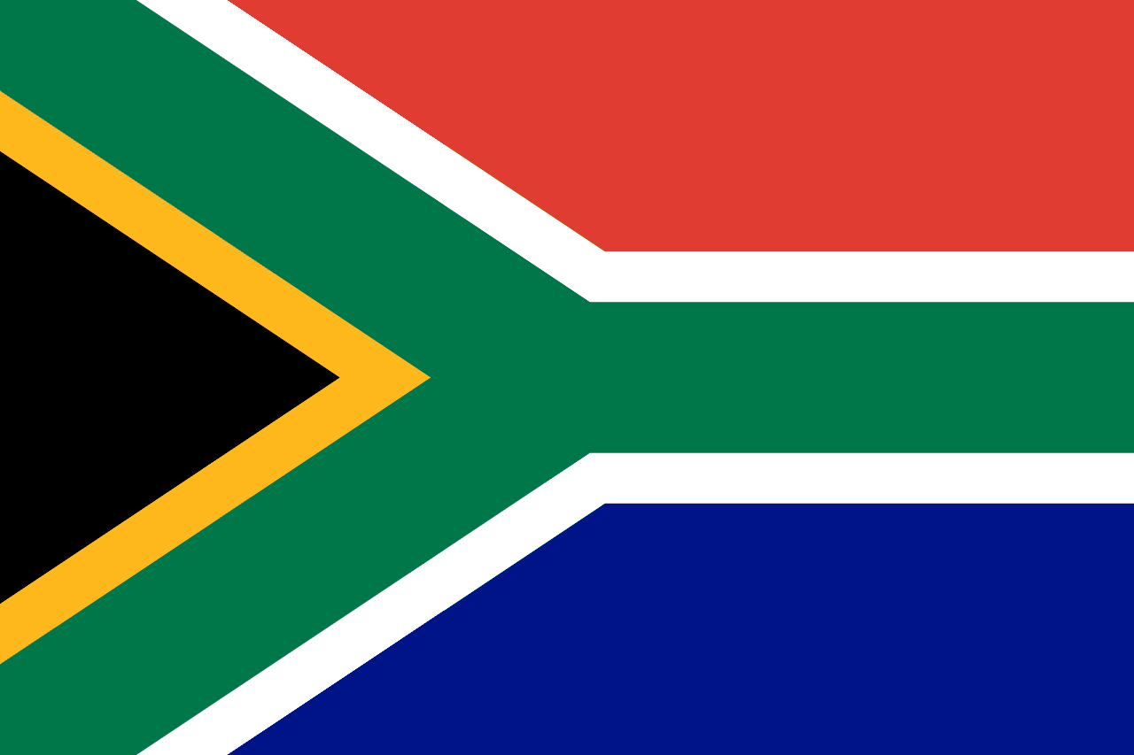 South Africa national team flag