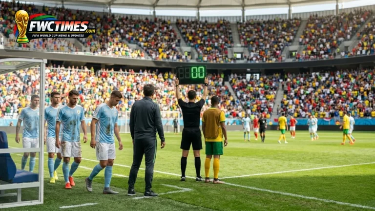 How Many Substitutes Allowed at World Cup 2026 for FIFA World Cup 2026 fans