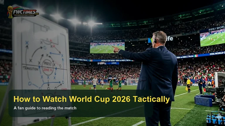 How to Watch World Cup 2026 Tactically - A Fan Guide