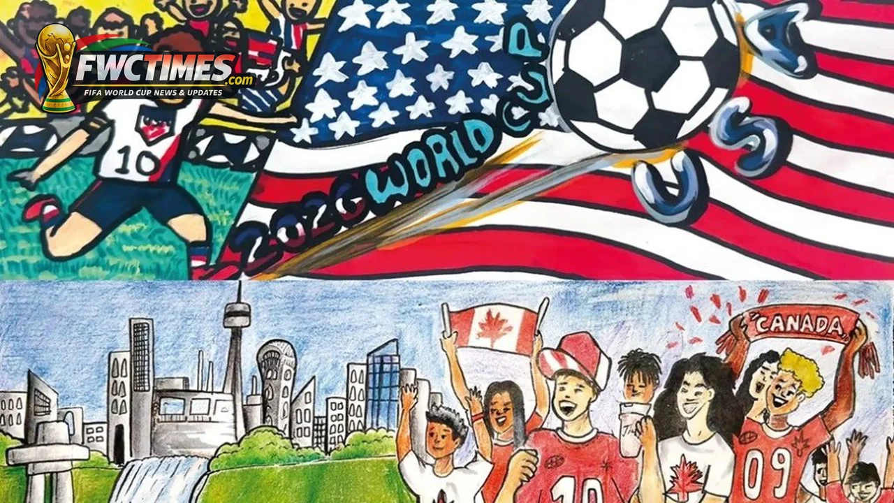 Hyundai World Cup team bus designs children artwork