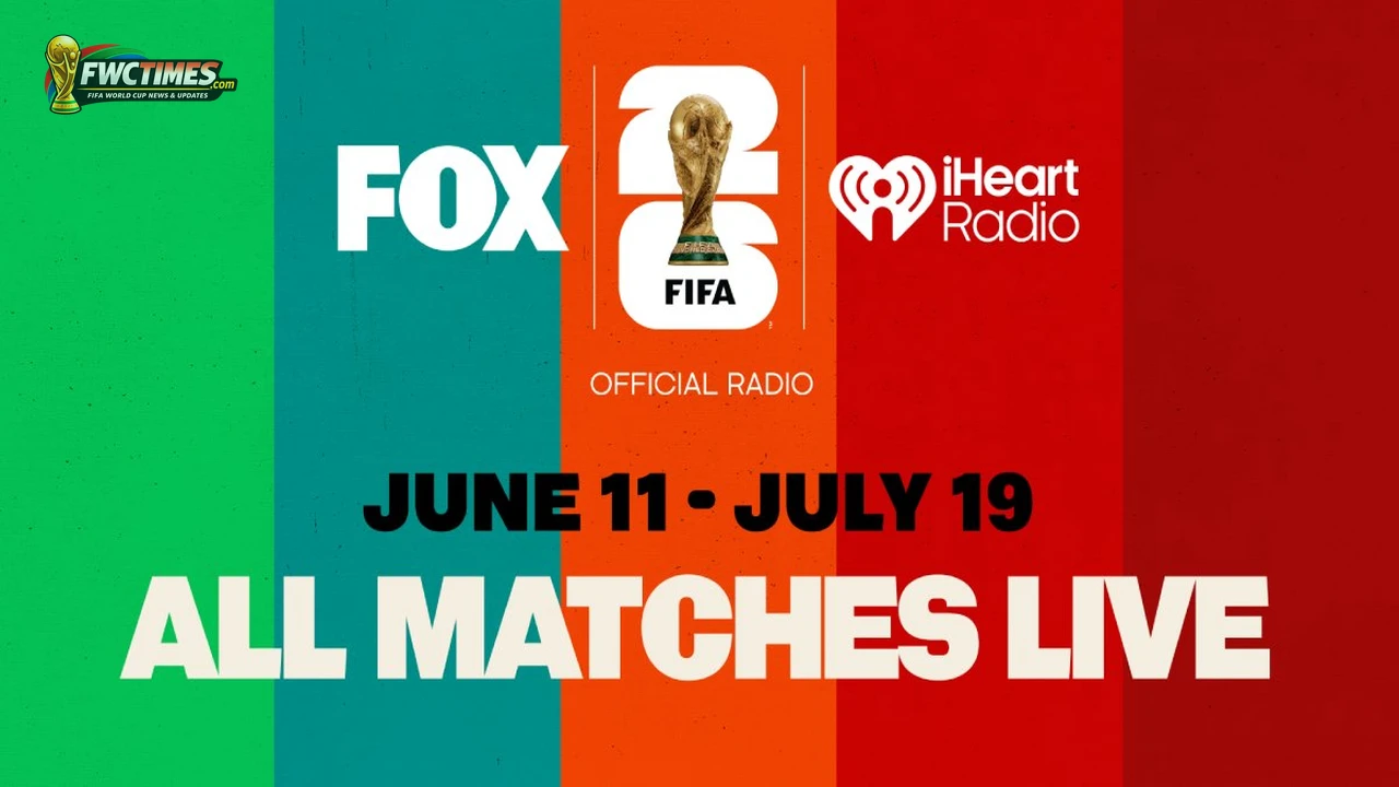 World Cup 2026 audio coverage on iHeart and FOX for all 104 matches