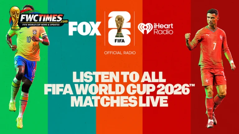 iHeartRadio World Cup 2026 live audio coverage
