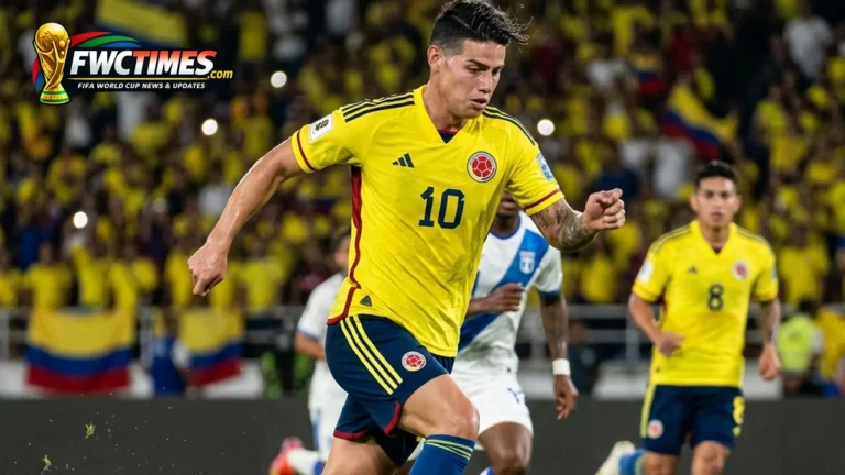 James Rodriguez in action for Colombia - Strategic World Cup Move